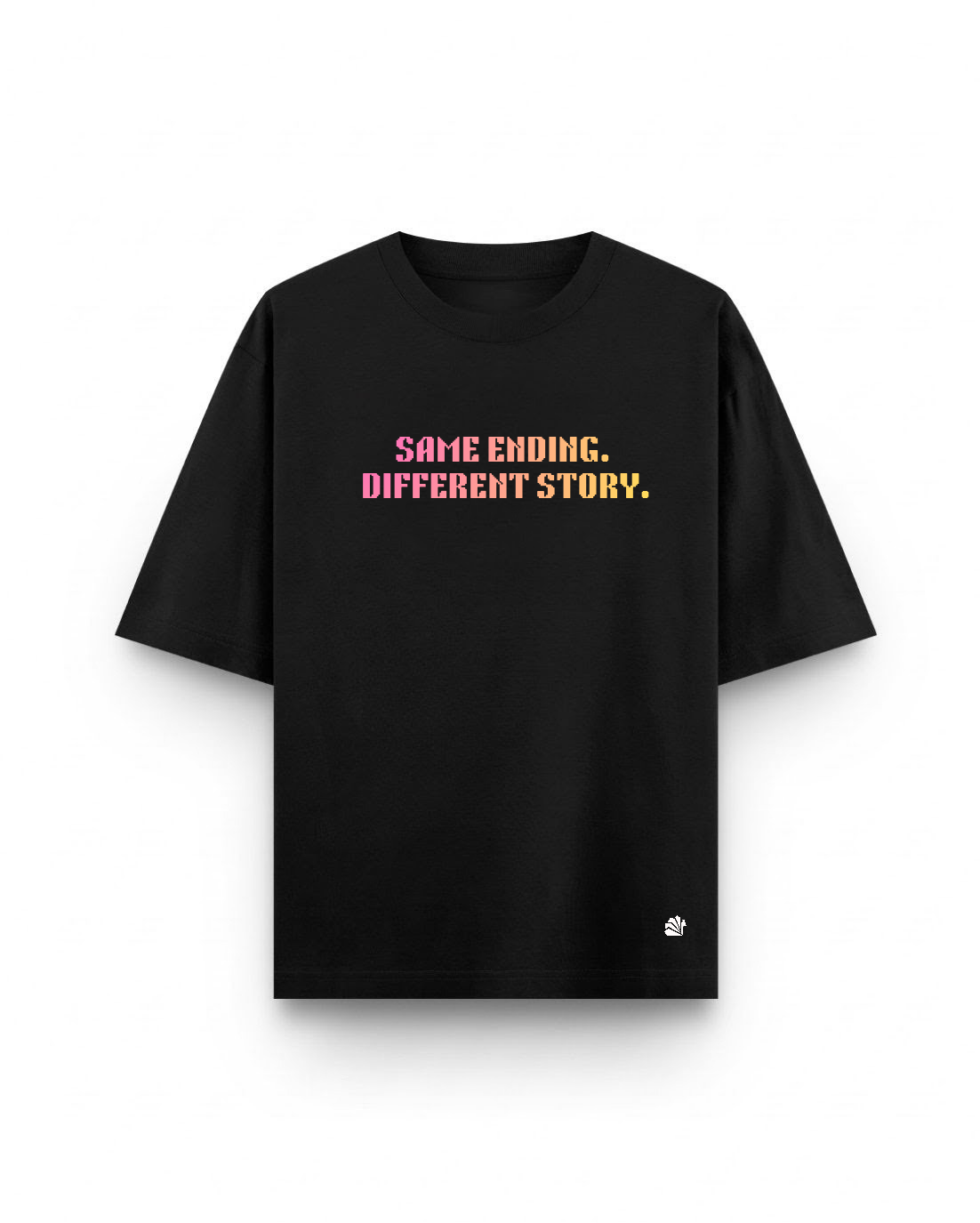 Same Ending Different Story Oversized Tee